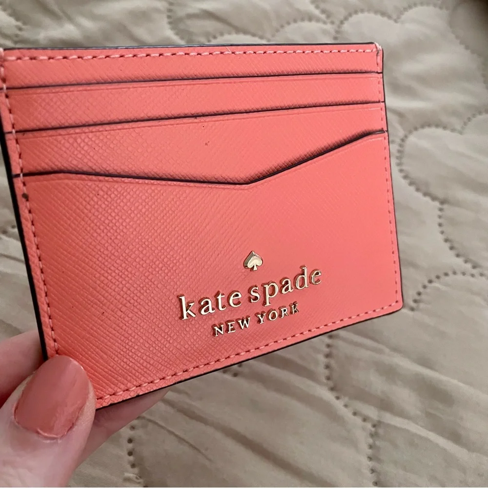 Kate Spade Pink Card Holder - Picture 3 of 9